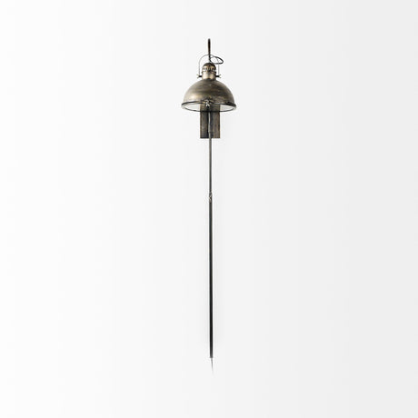 Tazb Gold Metal Conical Shade Wall Sconce by Mercana at Eve Furniture