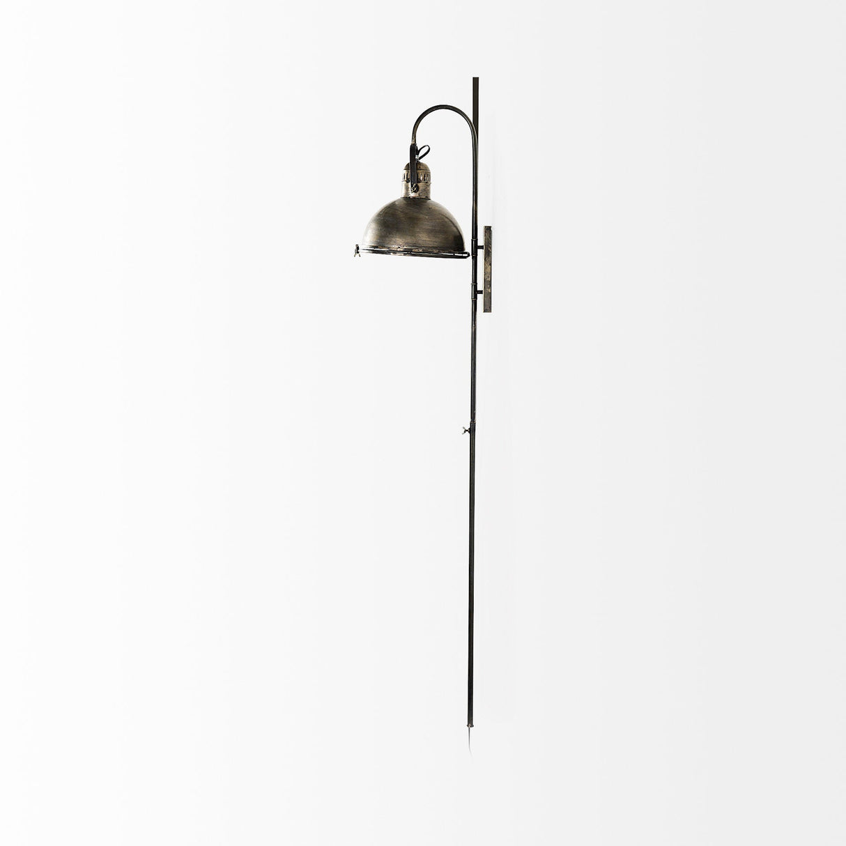 Tazb Gold Metal Conical Shade Wall Sconce by Mercana at Eve Furniture