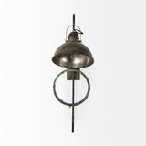 Tazb Gold Metal Conical Shade Wall Sconce by Mercana at Eve Furniture