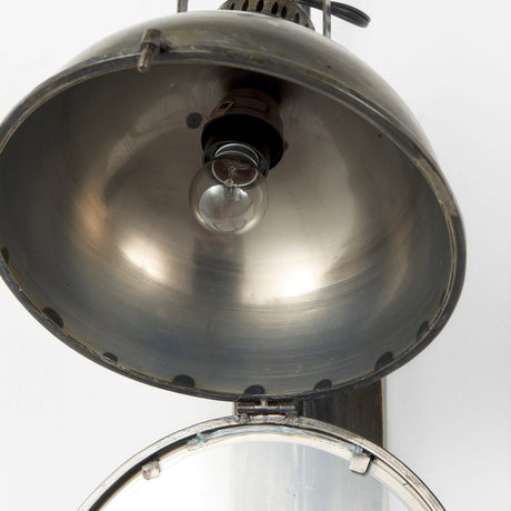 Tazb Gold Metal Conical Shade Wall Sconce by Mercana at Eve Furniture