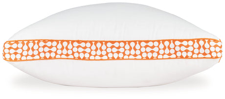 White/Orange 3-in-1 Pillow