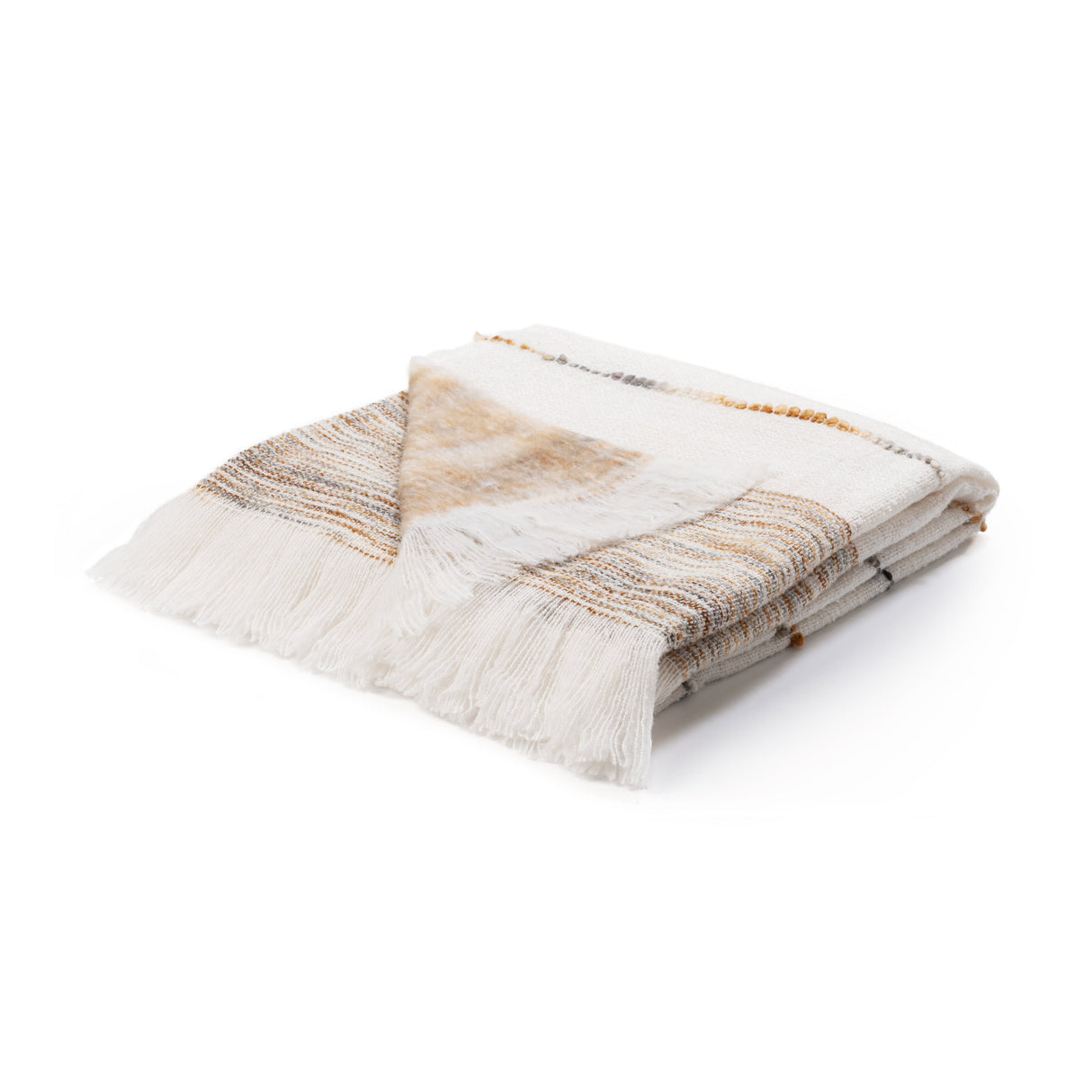TC Albedo Ivory/Rust Throw 50x70 by Classic Home at Eve Furniture