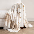TC Albedo Ivory/Rust Throw 50x70 by Classic Home at Eve Furniture
