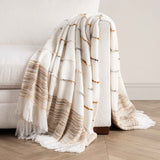 TC Albedo Ivory/Rust Throw 50x70 by Classic Home at Eve Furniture