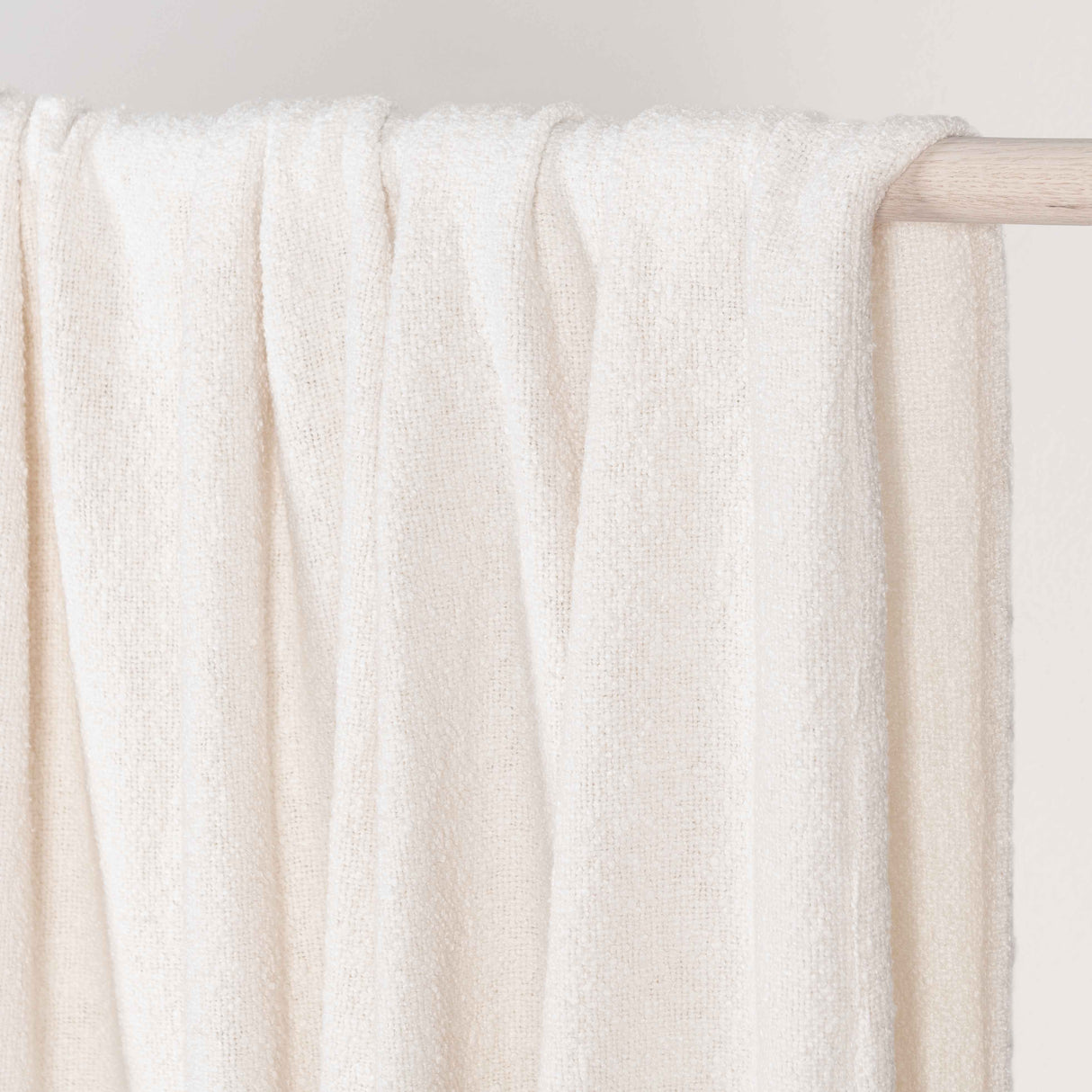 TC Aria Ivory Boucle Throw 50x70 by Classic Home at Eve Furniture