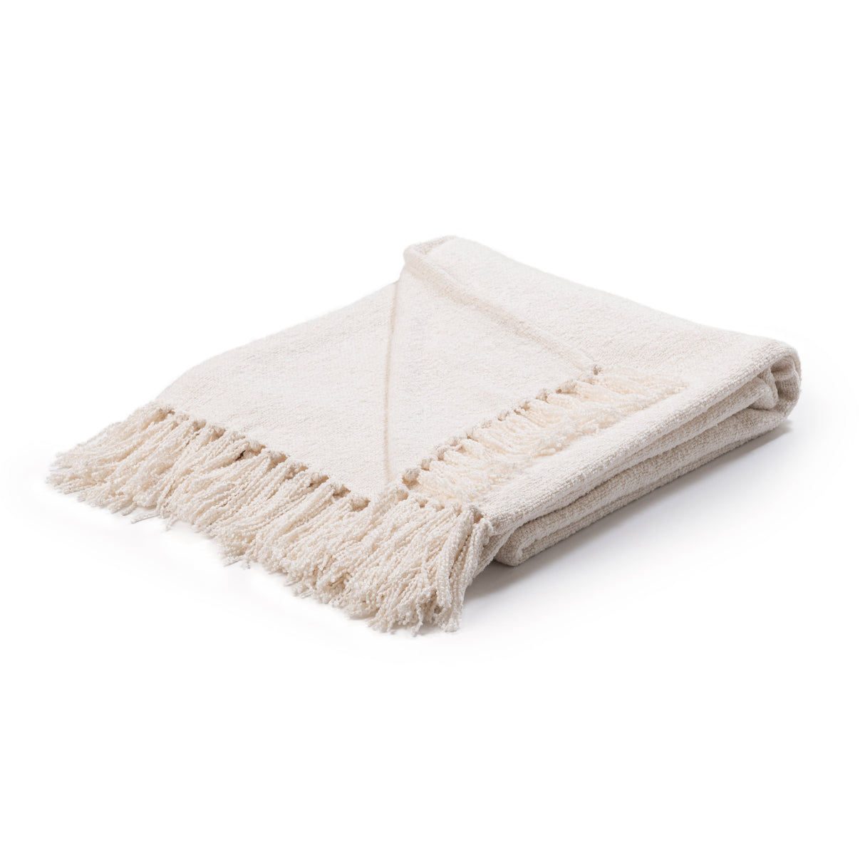 TC Aria Ivory Boucle Throw 50x70 by Classic Home at Eve Furniture