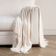 TC Aria Ivory Boucle Throw 50x70 by Classic Home at Eve Furniture