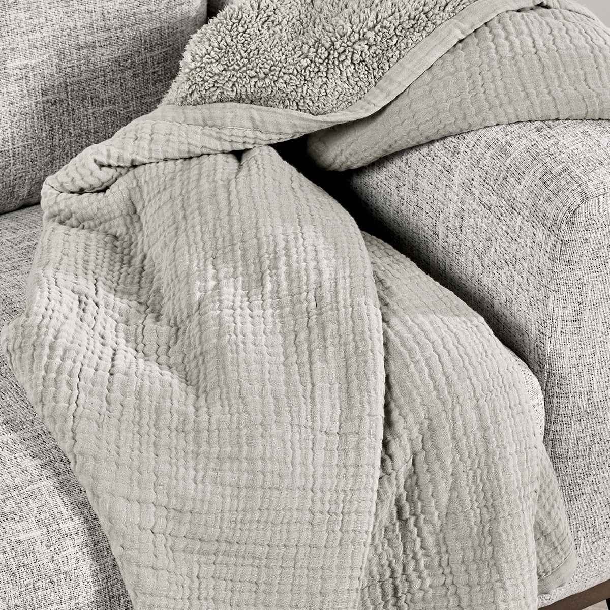 TC Cardiff Gray 50x70 Throw by Classic Home at Eve Furniture