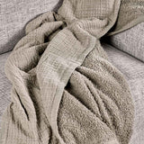 TC Cardiff Natural 50x70 Throw by Classic Home at Eve Furniture