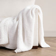 TC Dyne White Throw 50x70 by Classic Home at Eve Furniture