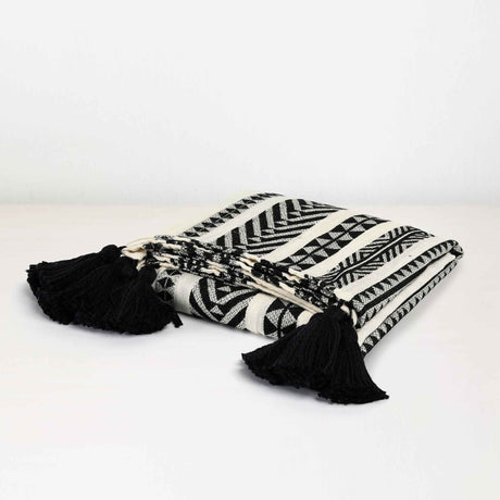 TC Endora Black/Ivory Throw by Classic Home at Eve Furniture