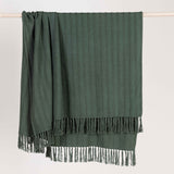 TC Hunter Forest Green 50x70 Throw by Classic Home at Eve Furniture