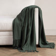 TC Hunter Forest Green 50x70 Throw by Classic Home at Eve Furniture