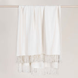 TC Hunter White 50x70 Throw by Classic Home at Eve Furniture