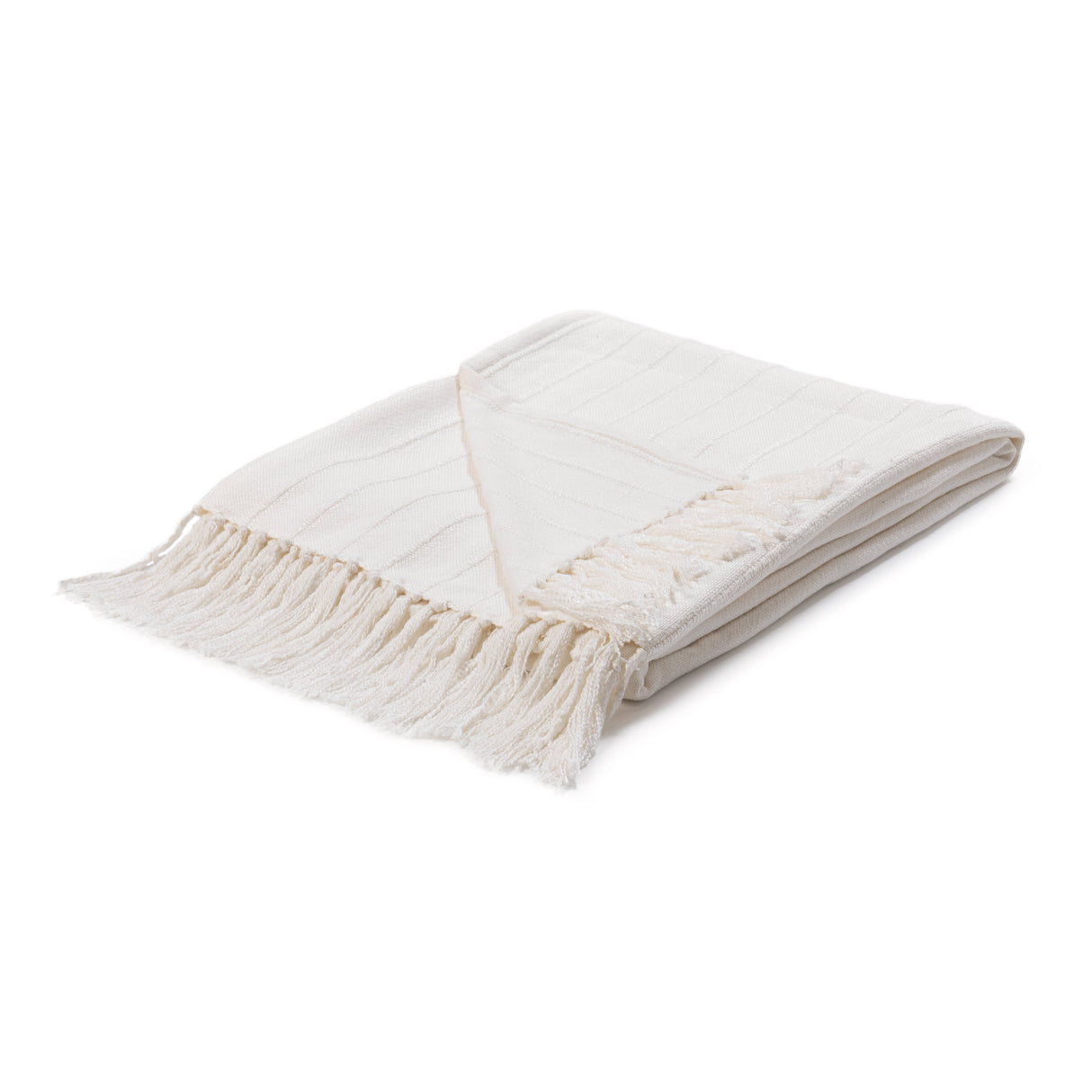 TC Hunter White 50x70 Throw by Classic Home at Eve Furniture