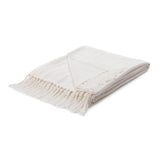 TC Hunter White 50x70 Throw by Classic Home at Eve Furniture
