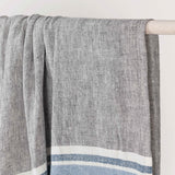 TC Lima Capri Blue/Dark Gray Throw 50X70 by Classic Home at Eve Furniture