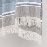 TC Lima Capri Blue/Dark Gray Throw 50X70 by Classic Home at Eve Furniture