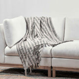 TC Linna Natural/Black Throw 50x70 Throw by Classic Home at Eve Furniture