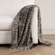 TC Porter Black/Ivory 50x70 Throw by Classic Home at Eve Furniture