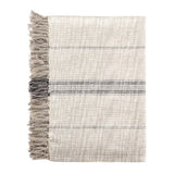TC Ria Natural/Black Throw 50x70 by Classic Home at Eve Furniture