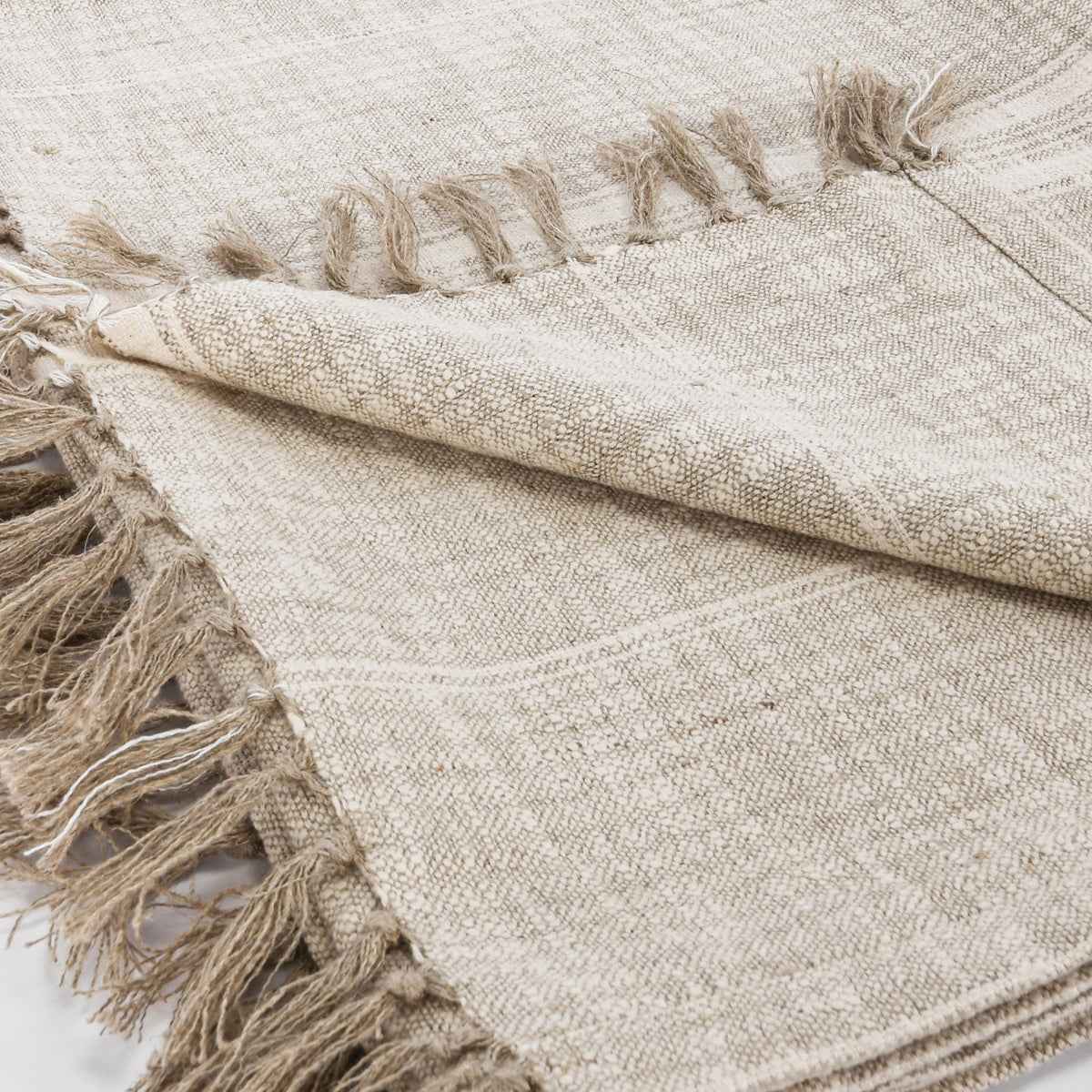 TC Ria Natural/Ivory Throw 50x70 by Classic Home at Eve Furniture