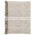TC Ria Natural/Ivory Throw 50x70 by Classic Home at Eve Furniture