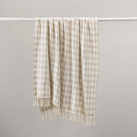 TC Sari Natural/Ivory Throw 50x70 by Classic Home at Eve Furniture