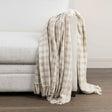 TC Sari Natural/Ivory Throw 50x70 by Classic Home at Eve Furniture