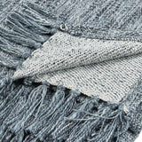 TC Sharma Denim Blue Throw 50x70 by Classic Home at Eve Furniture