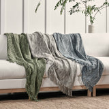 TC Sharma Natural Throw 50x70 by Classic Home at Eve Furniture