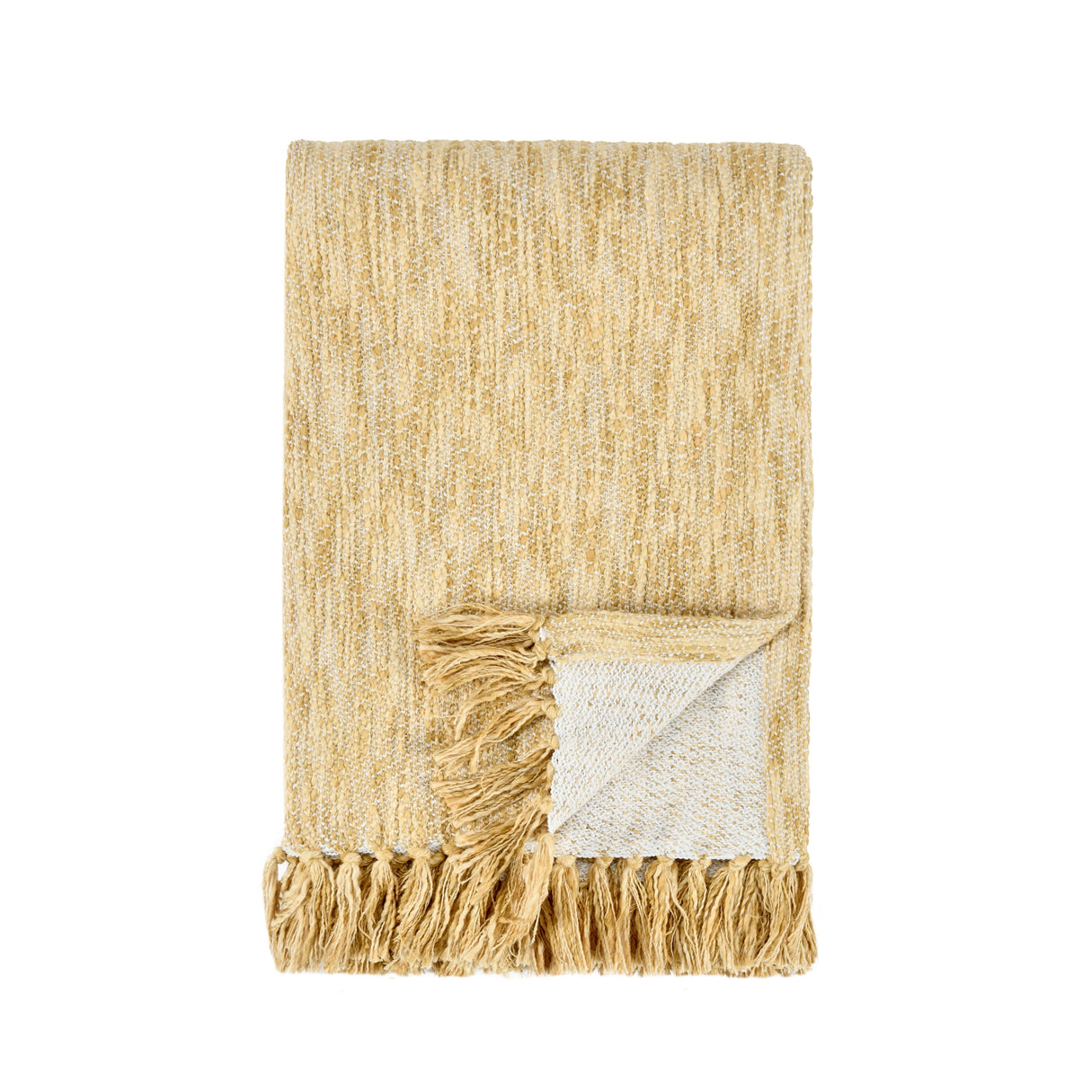 TC Sharma Yellow Throw 50x70 by Classic Home at Eve Furniture