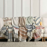 TC Sherry Hazel/Natural Throw 50x70 by Classic Home at Eve Furniture