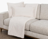 TC Taiga Ivory Faux Fur Throw 50x70 by Classic Home at Eve Furniture