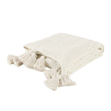 TC Veda Ivory 50x70 Throw by Classic Home at Eve Furniture
