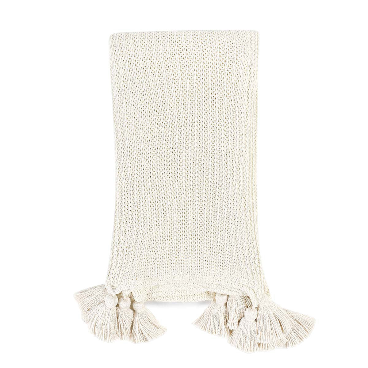 TC Veda Ivory 50x70 Throw by Classic Home at Eve Furniture