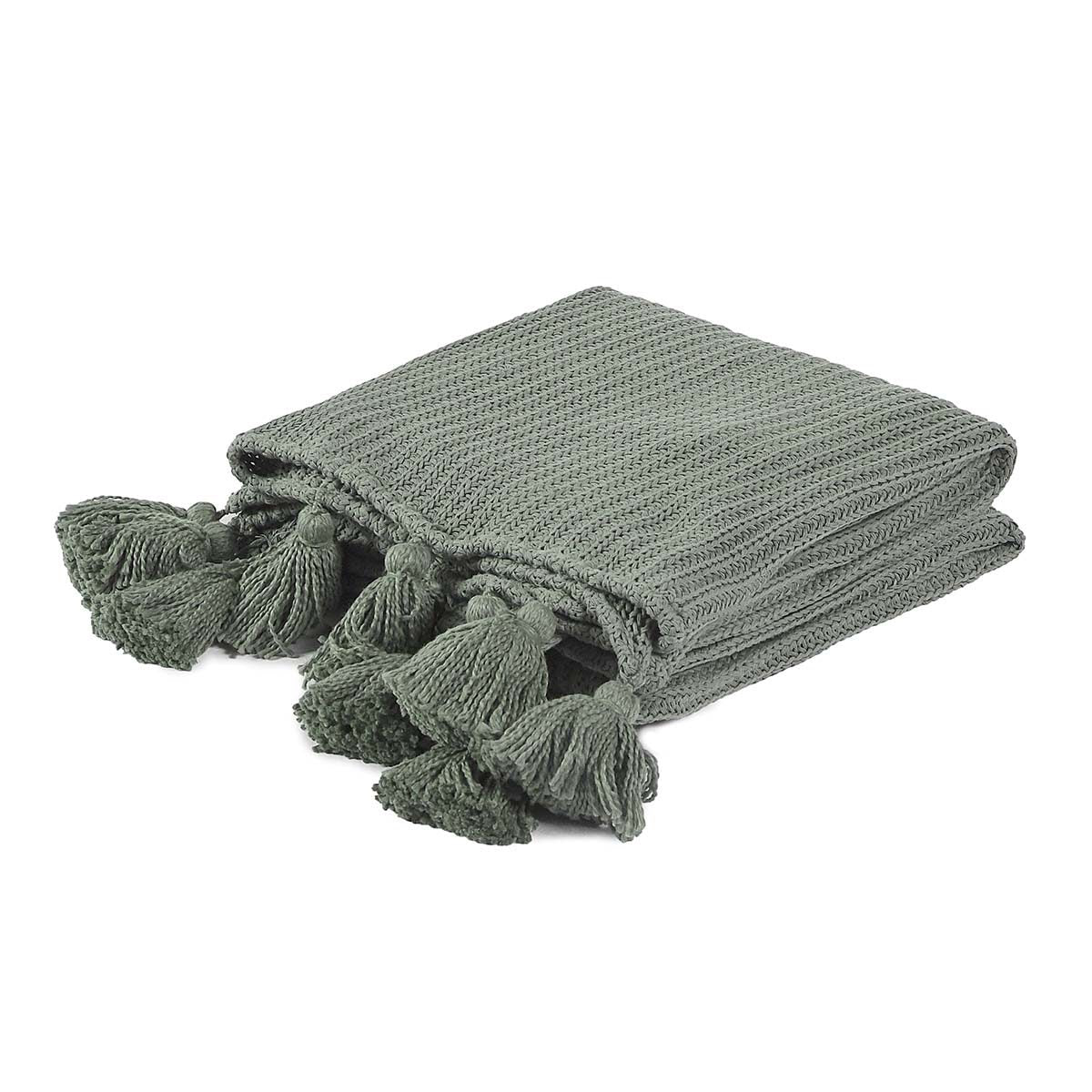 TC Veda Sage 50x70 Throw by Classic Home at Eve Furniture