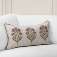 TD Belcourt Floral Olive Green Multi 14x26 Throw Pillow (Set of 2) by Classic Home at Eve Furniture