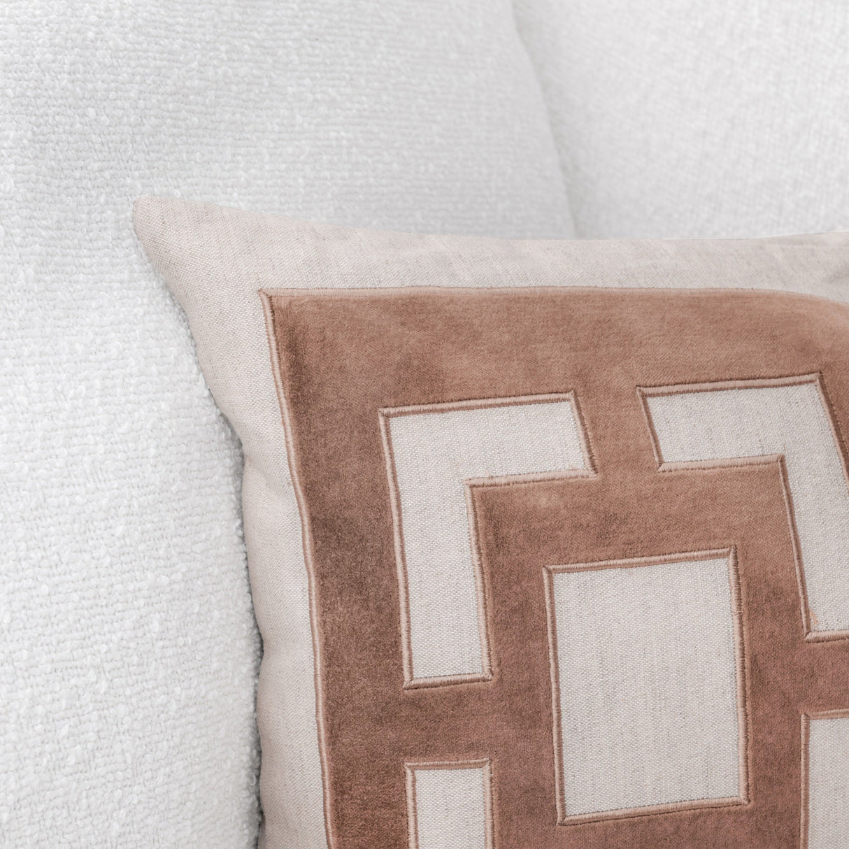 TD Corbin Frothed Brown 14x26 Throw Pillow (Set of 2) by Classic Home at Eve Furniture