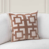 TD Corbin Frothed Brown 22x22 Throw Pillow (Set of 2) by Classic Home at Eve Furniture