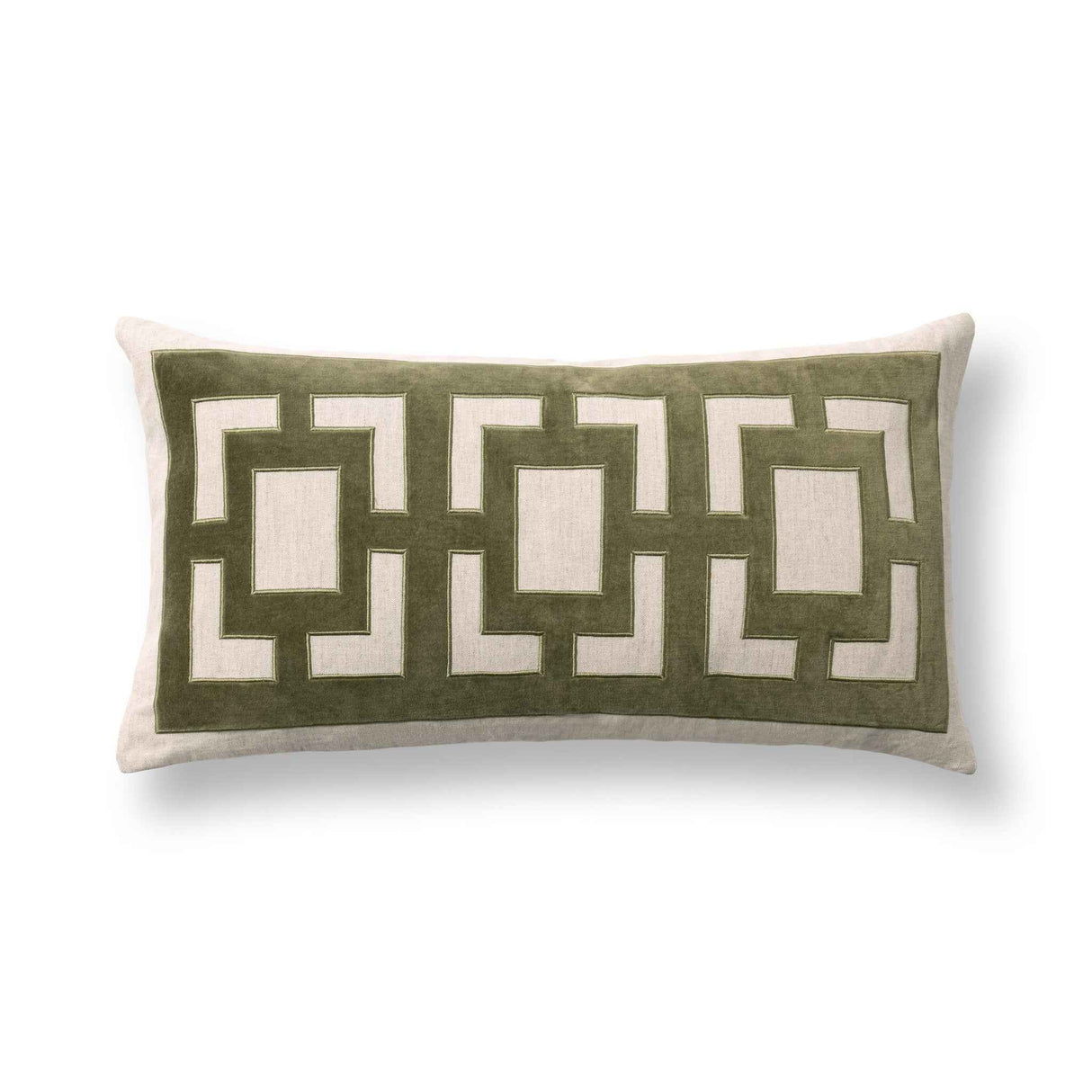 TD Corbin Olive Green 14x26 Throw Pillow (Set of 2) by Classic Home at Eve Furniture