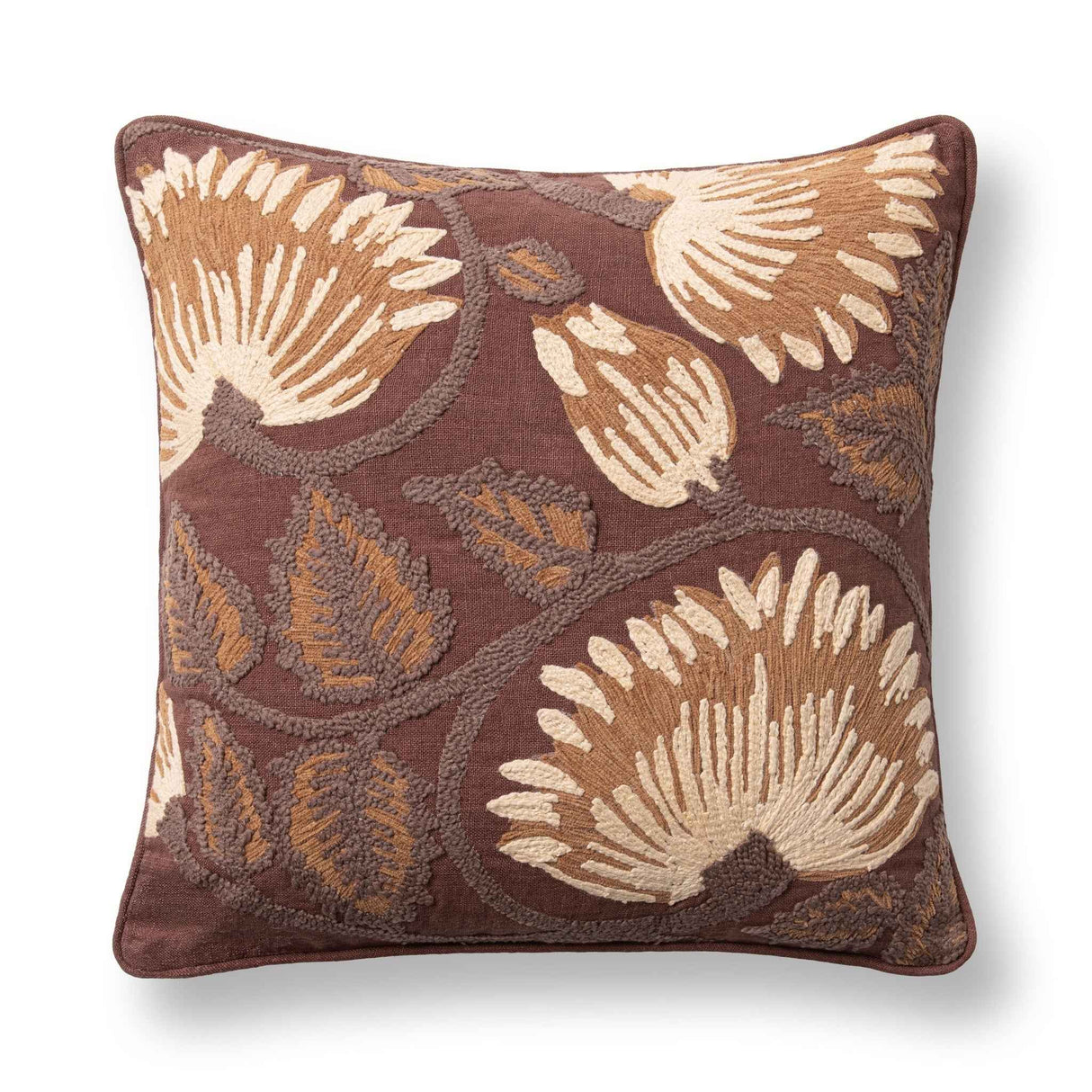 TD Folly Mahogany Multi 22x22 Throw Pillow (Set of 2) by Classic Home at Eve Furniture