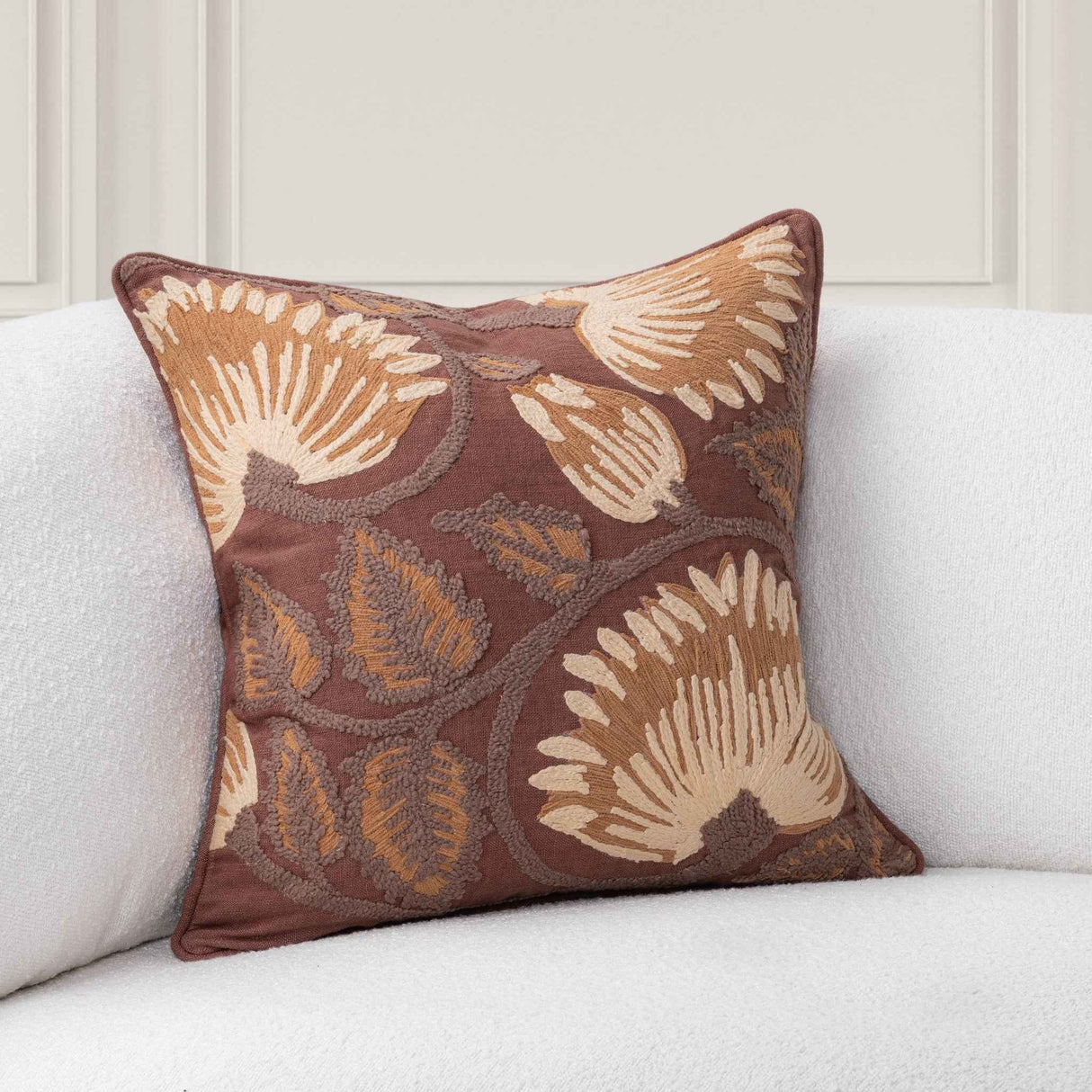 TD Folly Mahogany Multi 22x22 Throw Pillow (Set of 2) by Classic Home at Eve Furniture