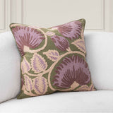 TD Folly Olive Green Multi 22x22 Throw Pillow (Set of 2) by Classic Home at Eve Furniture