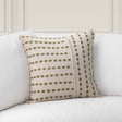 TD Katia Natural/Olive Green 20x20 Throw Pillow (Set of 2) by Classic Home at Eve Furniture