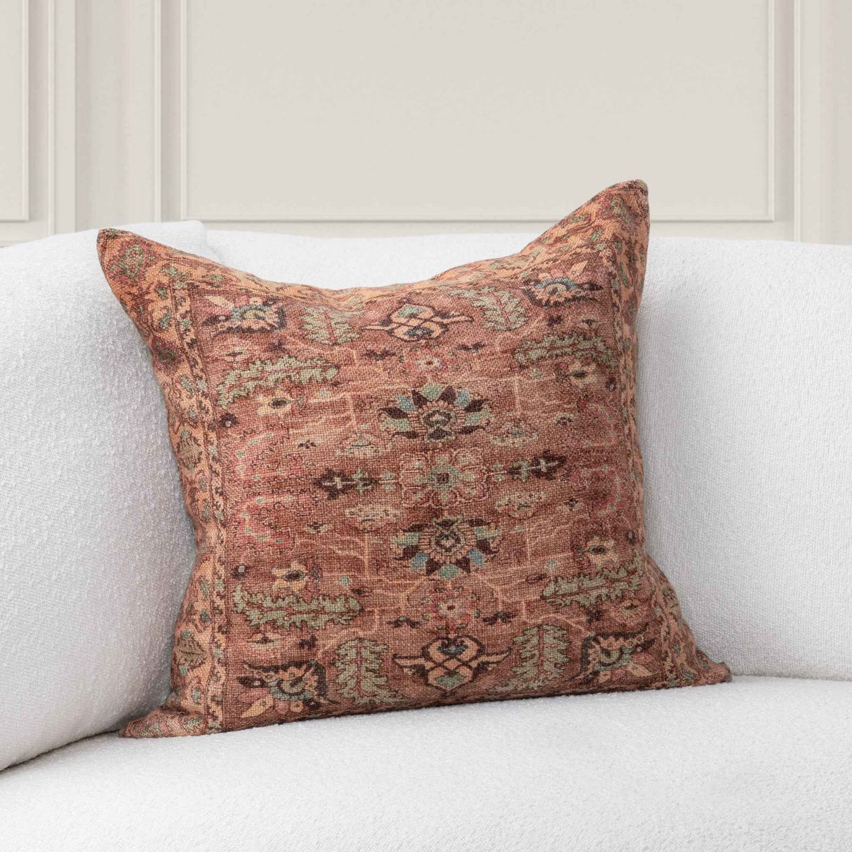 TD Medley Olive Green Multi 22x22 Throw Pillow (Set of 2) by Classic Home at Eve Furniture