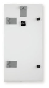 Teague Black/Gold Finish Wall Clock by ASHLEY FURNITURE at Eve Furniture