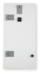 Teague Brown/Gray/Ivory Wall Clock by ASHLEY FURNITURE at Eve Furniture