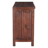 Teak Wood Sideboard with Two Doors by Home Trends & Design at Eve Furniture