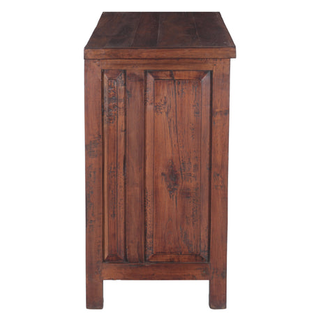 Teak Wood Sideboard with Two Doors by Home Trends & Design at Eve Furniture